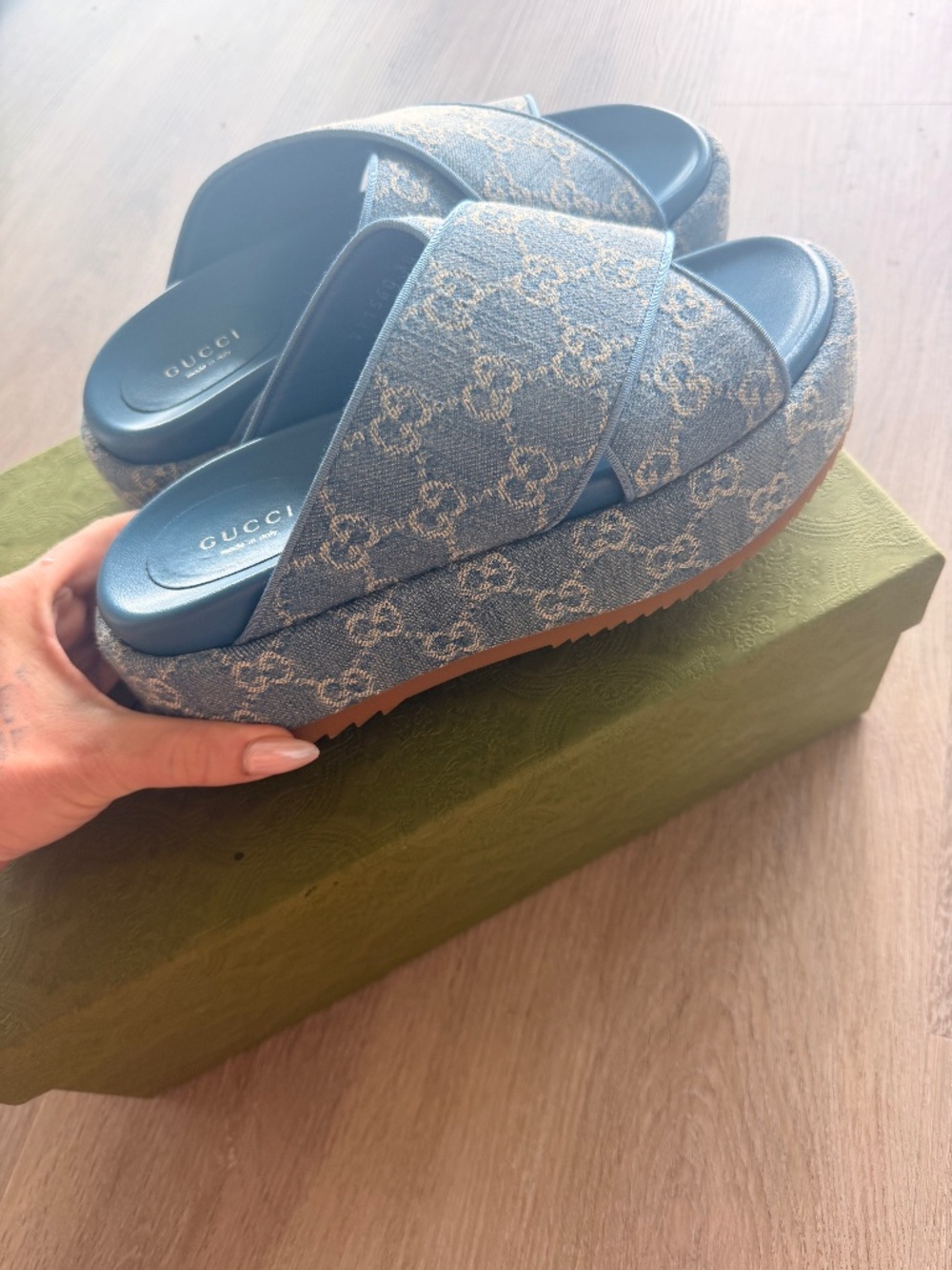 Gucci platform sandals